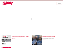 Tablet Screenshot of kvicklyodder.dk